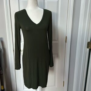 Daily Ritual long-sleeve jersey dress
